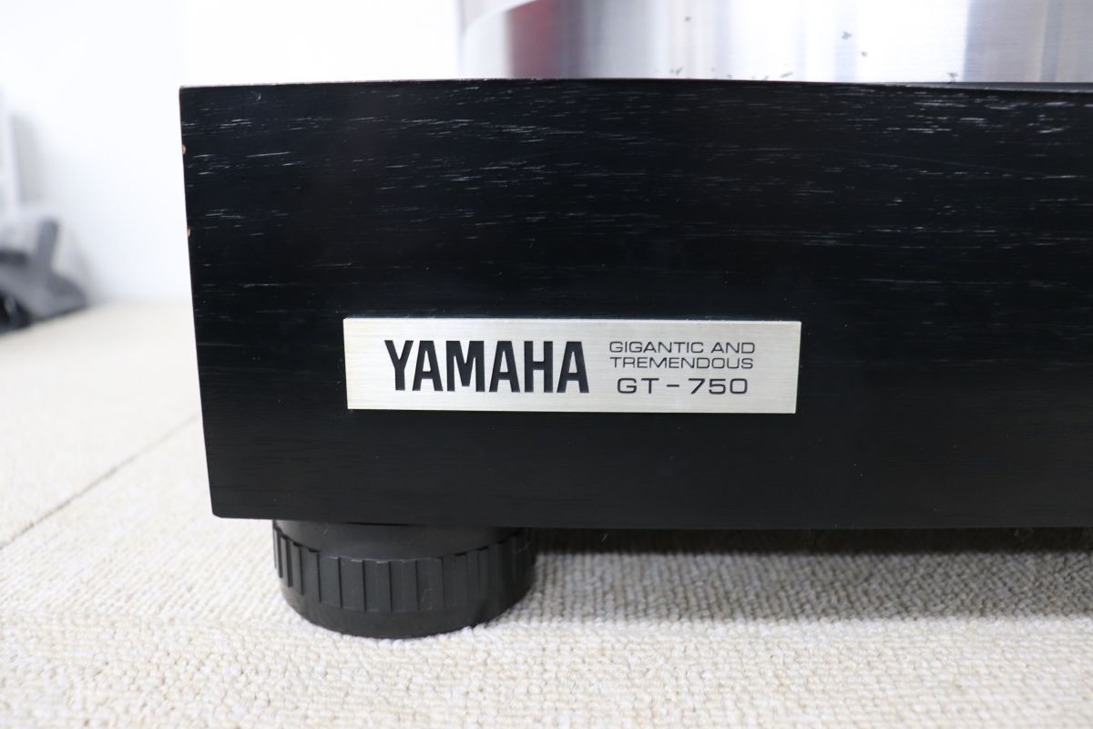  Yamaha ヤマハ GT 750 Direct Drive Turntable ダイレクトドライブタ ンテ ブル 15400 レコードプレーヤー本体 レコードプレーヤー