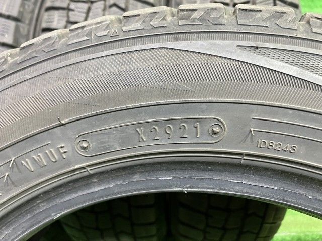  DUNLOP スタッドレス ダンロップ ウィンターマックスWM 02 155 65 R 13 4本 6ミリ 2021年 13インチ スタッドレス