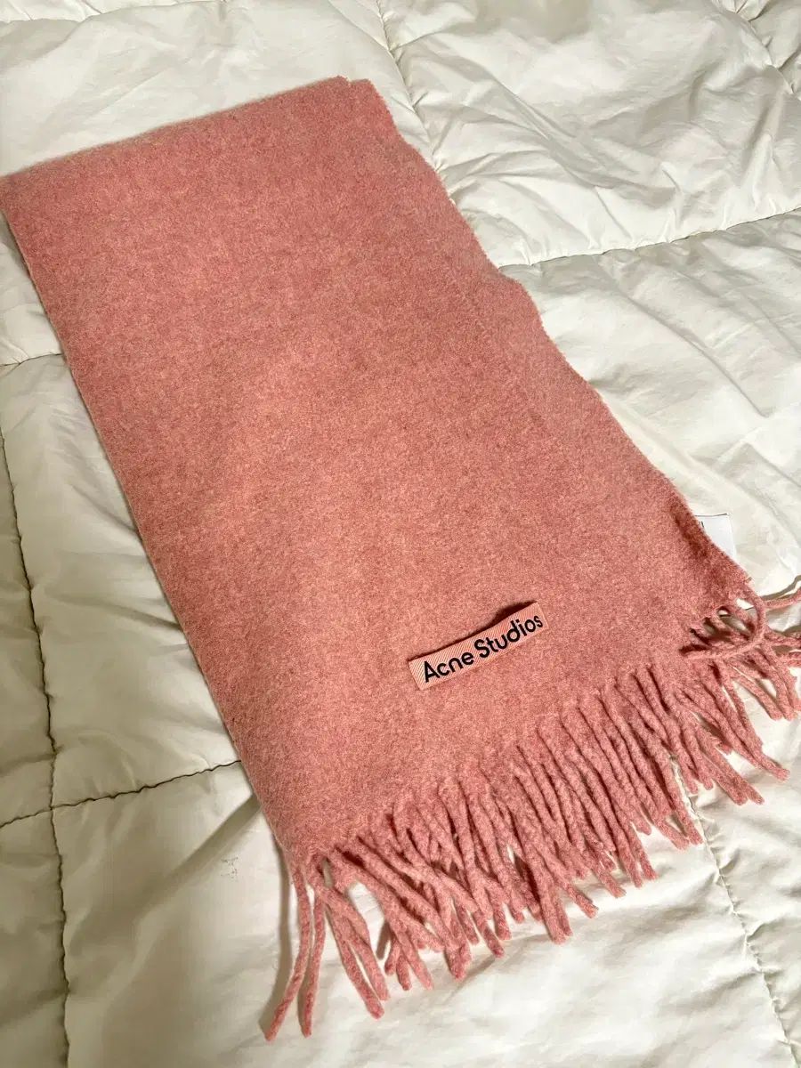 正規品) 節約 Acne Studios ピンク マフラー ストール ウール スカーフ