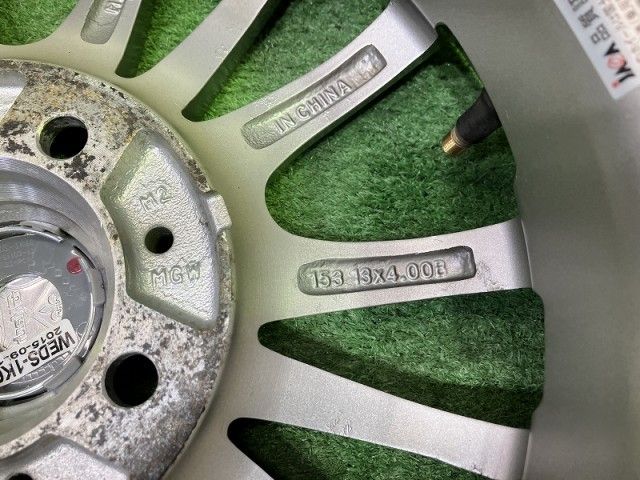  ジーマッハ 軽自動車 ホイール アルミ ガンメタ 13インチ 4 00 B 4穴 4本 100 43 13インチ ホイール