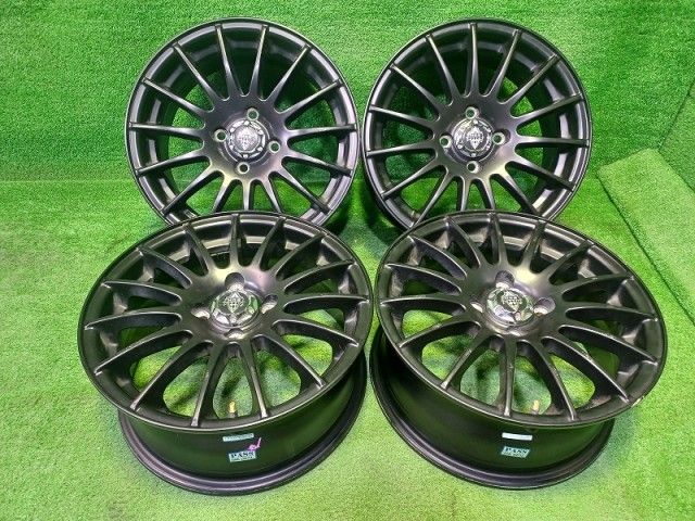 HRS ｱｸｱ ﾔﾘｽ ホイール アルミ クロ 15インチ 6 5 J 4穴 4本 100 45