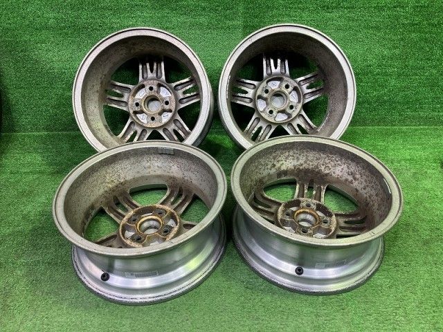 三菱 コルトプラス Z 24 W ホイール アルミ シルバー 15インチ 6 J 4穴 4本 100 46