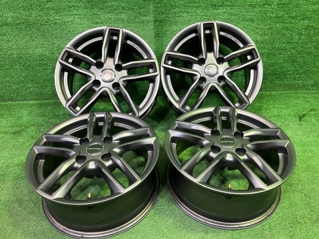 ユーロテック ﾌﾟｼﾞｮｰ208 ﾌﾟｼﾞｮｰ206 ホイール アルミ マットガンメタ 15インチ 6 J 4穴 4本 108 25