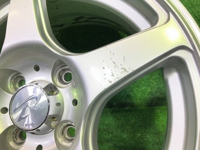  トレファー ｷｭｰﾌﾞ ﾔﾘｽ ホイール アルミ シルバー 14インチ 6 J 4穴 4本 100 38 14インチ ホイール