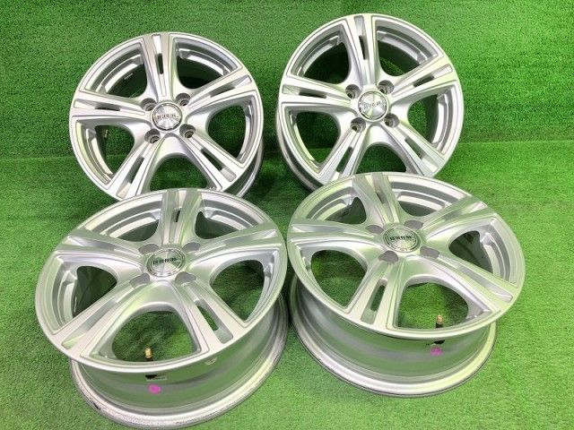リバーライン ｳﾞｨｯﾂ ﾉｰﾄ ホイール アルミ シルバー 14インチ 5 J 4穴 4本 100 38