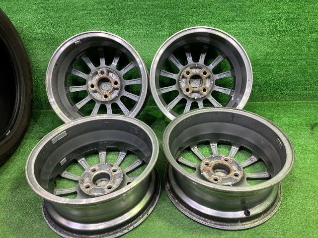 三菱 コルトラリーアート Z 27 AG ホイール アルミ ガンメタ 16インチ 6 5 J 4穴 4本 114 3 43