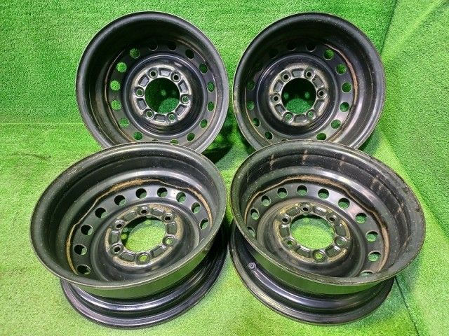トヨタ TOYOTA ハイエース TRH 216 K ホイール スチール クロ 15インチ 6 J 6穴 4本 139 7