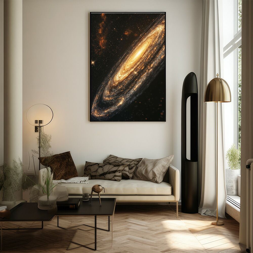A0サイズ（約84x119cm）】【lm-poster-366】【フレーム付き】宇宙 
