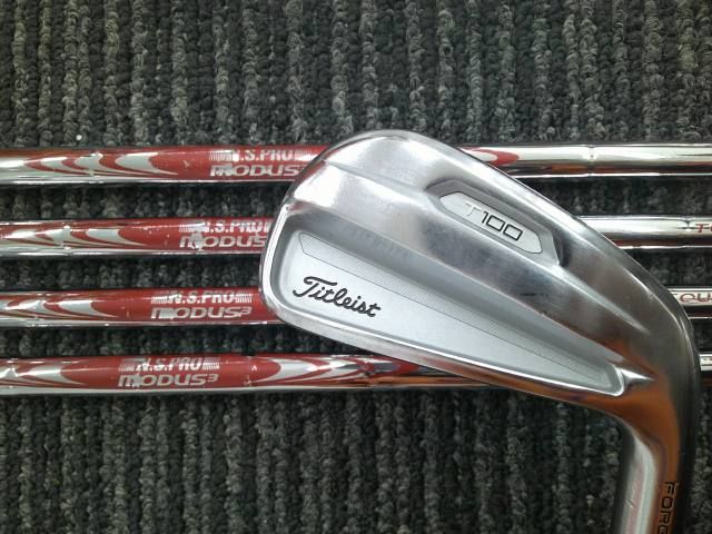 中古 アイアンセット タイトリスト T100 2021/N.S.PRO MODUS3 TOUR115(JP) 5本セット/S/34[7267]博多