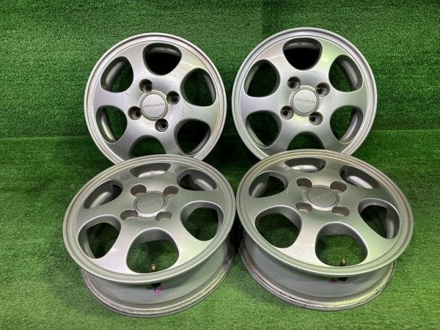 ホンダ HONDA ゼスト ライフ モデユーロ JE 2 ホイール アルミ シルバー 13インチ 4 00 B 4穴 4本 100 40