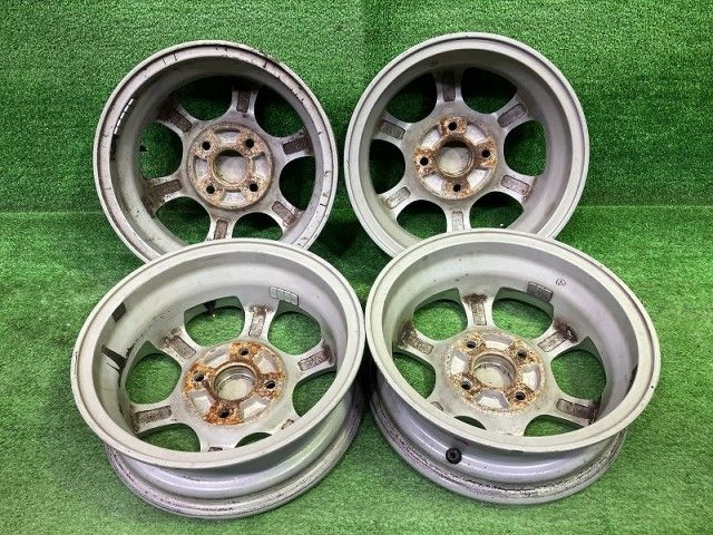 ホンダ HONDA ゼスト ライフ モデユーロ JE 2 ホイール アルミ シルバー 13インチ 4 00 B 4穴 4本 100 40