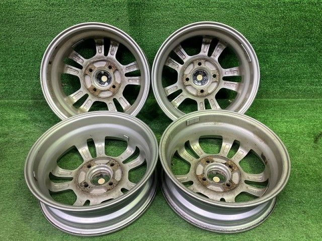 ジョーカー 軽自動車 ホイール アルミ シルバー 13インチ 4 00 B 4穴 4本 100 43