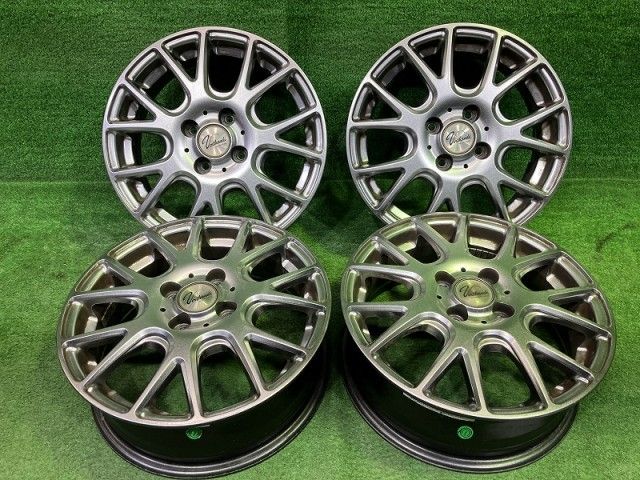 ヴェルサンディ ﾌｨｯﾄ ｽｲﾌﾄ ホイール アルミ シルバー 15インチ 5 J 4穴 4本 100 50