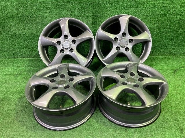 トップラン ﾉｱ ｳﾞｫｸｼｰ ホイール アルミ ガンメタ 15インチ 6 J 5穴 4本 114 3 53