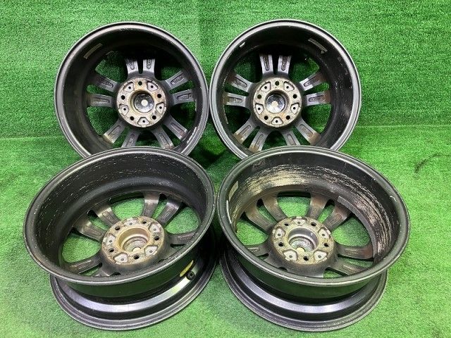 ニルヴァーナ ｾﾚﾅ ｱｲｼｽ ホイール アルミ ガンメタ 15インチ 6 J 5穴 4本 114 3 43