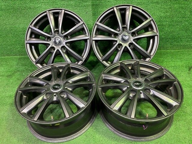 ニルヴァーナ ｾﾚﾅ ｱｲｼｽ ホイール アルミ ガンメタ 15インチ 6 J 5穴 4本 114 3 43