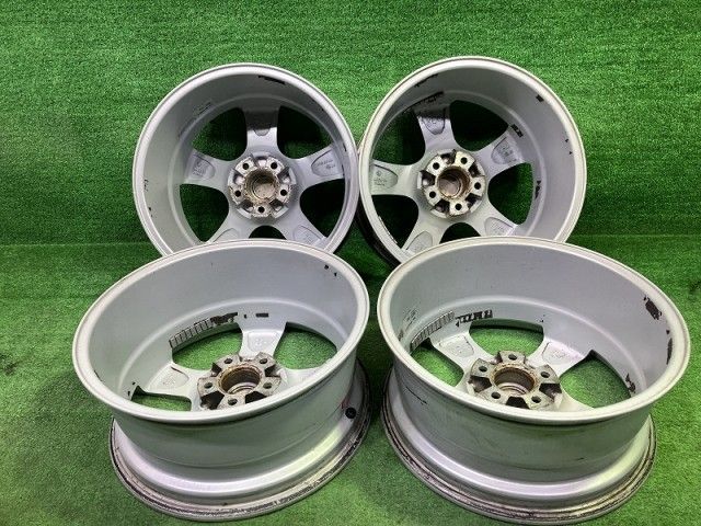 AGA ｱｳﾃﾞｨA 6 4 ホイール アルミ シルバー 17インチ 7 5 J 5穴 4本 112 45