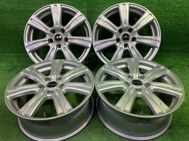 ユーロスピード ｳﾞｪｾﾞﾙ ﾉｱ ホイール アルミ シルバー 17インチ 7 J 5穴 4本 114 3 55