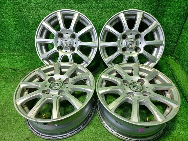 ジョーカー ﾏｰﾁ ｳﾞｨｯﾂ ホイール アルミ シルバー 13インチ 5 00 B 4穴 4本 100 36