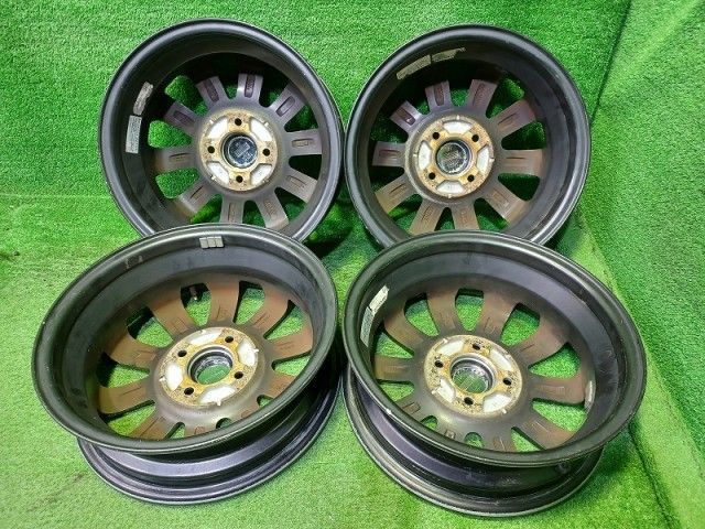 スマック 軽自動車 ホイール アルミ ガンメタポリッシュ 14インチ 4 5 J 4穴 4本 100 45