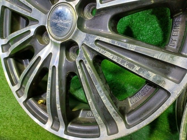  スマック 軽自動車 ホイール アルミ ガンメタポリッシュ 14インチ 4 5 J 4穴 4本 100 45 14インチ ホイール