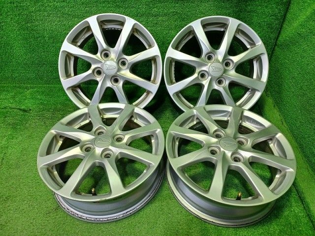 ダイハツ ムーヴ LA 100 S ホイール アルミ シルバー 14インチ 4 5 J 4穴 4本 45 42611 B 2540