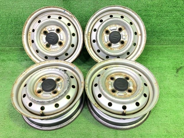 スズキ SUZUKI エブリィ DA 64 V ホイール スチール シルバー 12インチ 4 00 B 4穴 4本 100