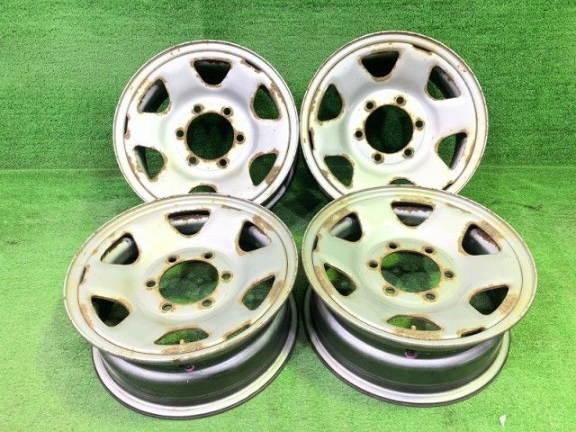トヨタ TOYOTA ハイラックス LN 107 ホイール スチール シルバー 15インチ 6 J 6穴 4本 139 7 42601 35651