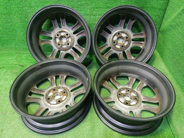 マツダ MAZDA デミオ DJ 3 FS ホイール アルミ ガンメタポリッシュ 16インチ 5 J 4穴 4本 100 40