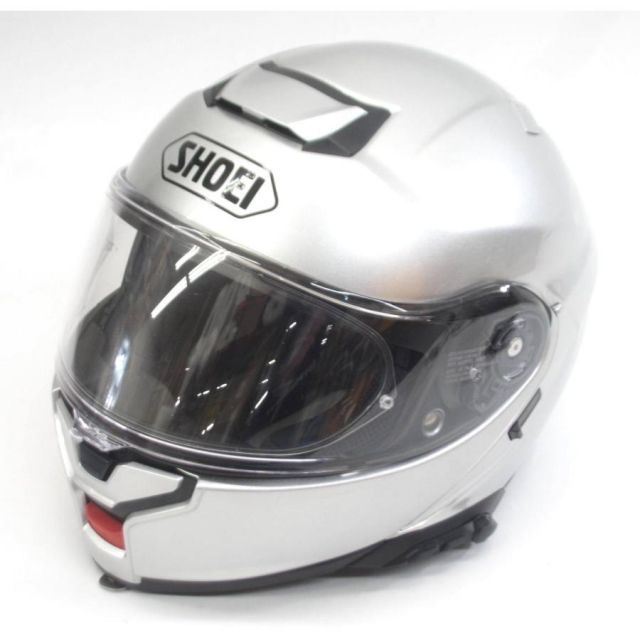 SHOEI NEOTEC 3 ライトシルバー システムヘルメット サイズ XL 61 cm ショウエイ フルフェイス バイクヘルメット UZ 835