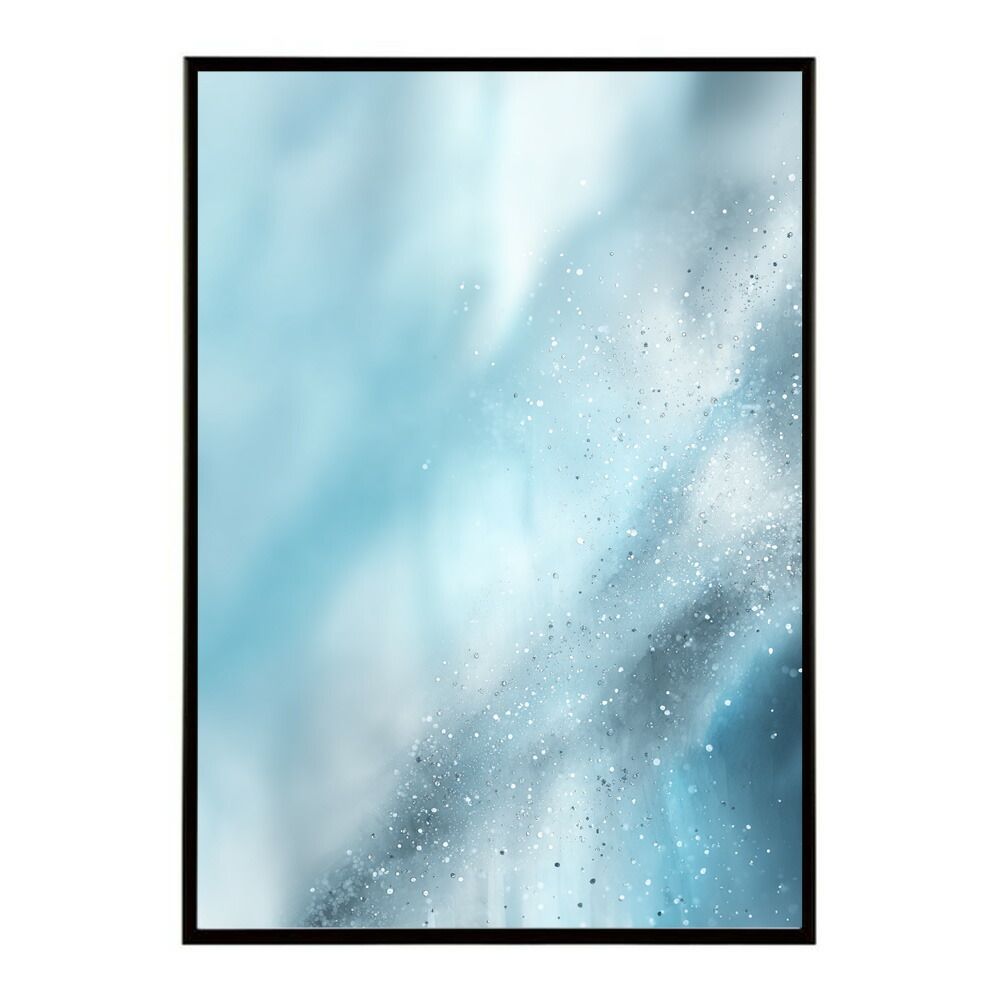 【A1サイズ（約59x84cm）】【lm-poster-3723】【フレーム付き】ポスター 天使界隈 水色界隈 地雷系 病みかわいい 部屋飾り イラスト 壁掛け 韓国風 量産型女子 推し活