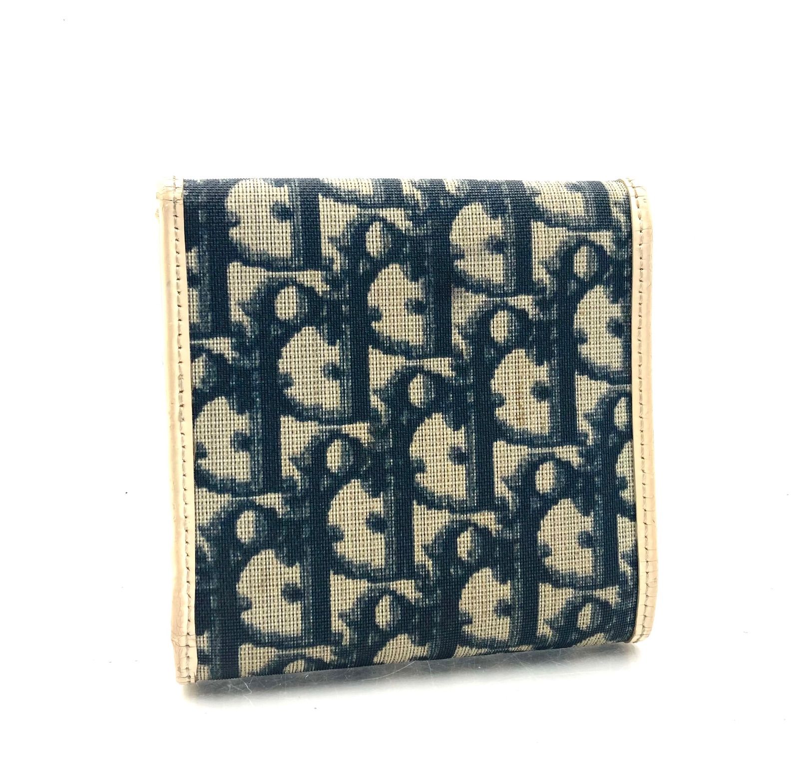 小物 Christian Dior Trotter 1 Trifold Wallet Christian Dior クリスチャンディオール トロッター1番 三つ折り財布