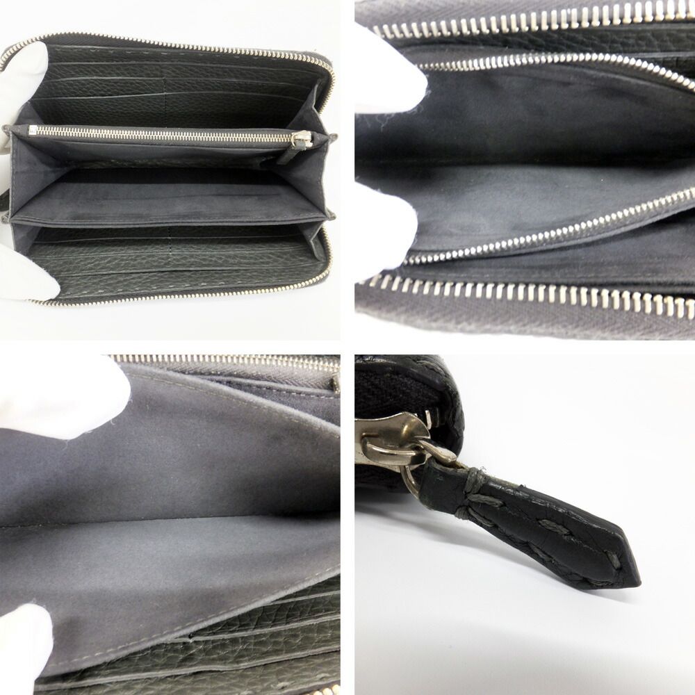 天白】フェンディ ラウンドファスナー 長財布 セレリア クオイオ