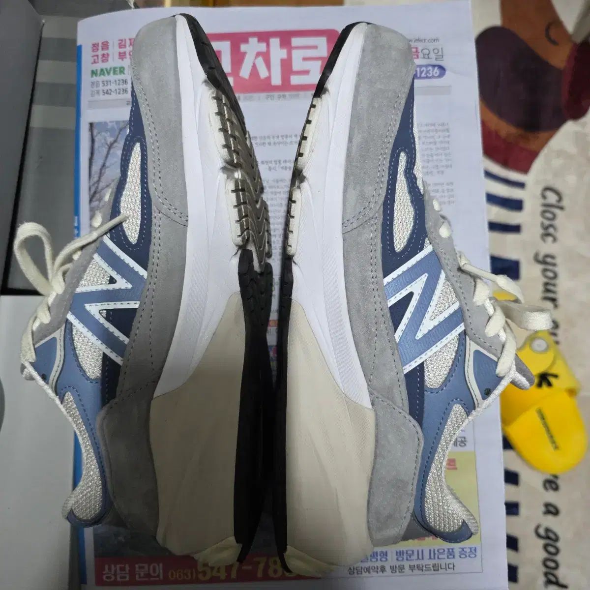 ニューバランス 990v6 26.5cm グレー ネイビー