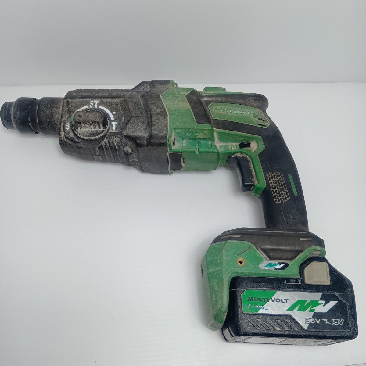 HiKOKI ハイコーキ ハンマドリル 程度C 充電器 充電池 ケース付 コードレス式 36 v C 210056 DH DPE グリーン