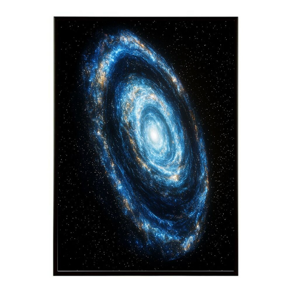 B2サイズ（約51x73cm）】【lm-poster-383】【フレーム付き】宇宙