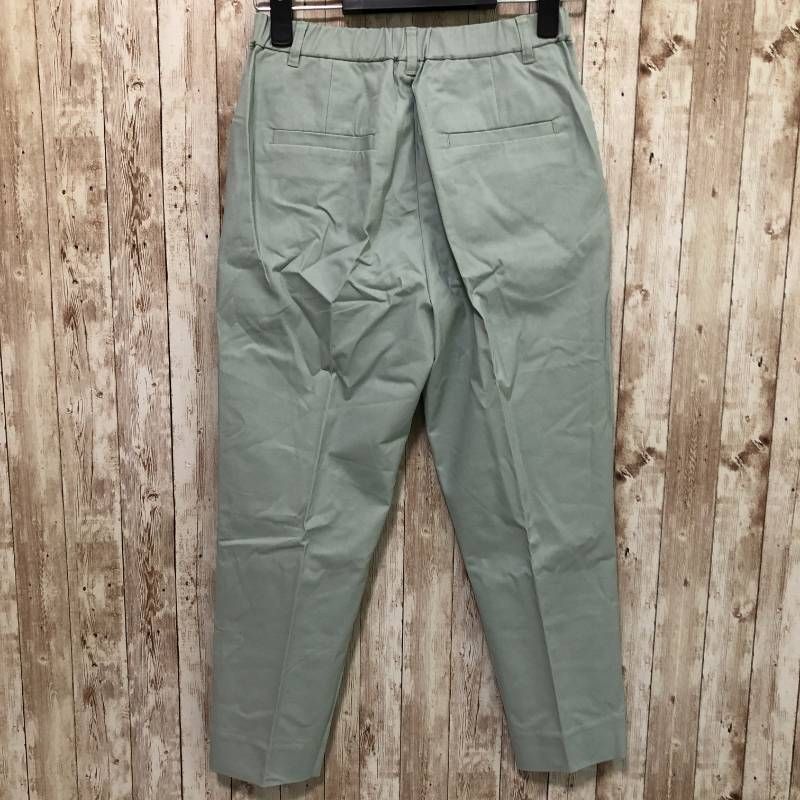 Anne Coquine アンコキーヌ ストレッチクロップドパンツ セージグリーン S