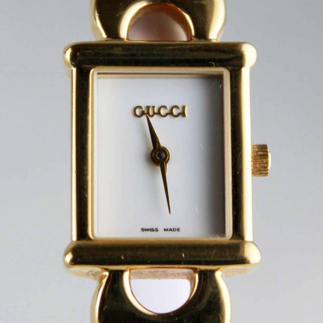 SA195 GUCCI グッチ 1800L レディース 腕時計 GP ゴールド 付け替え