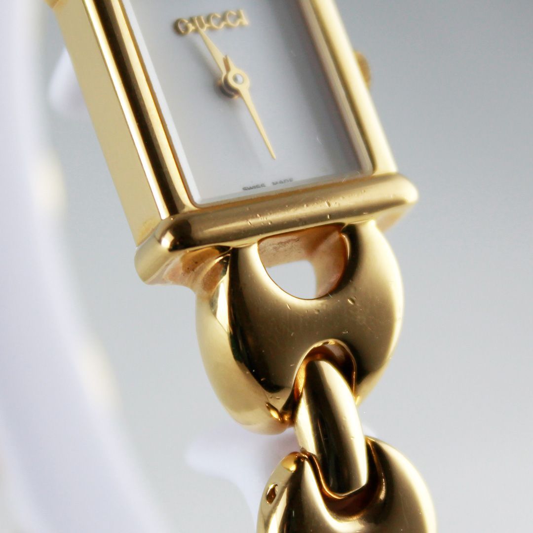 SA195 GUCCI グッチ 1800L レディース 腕時計 GP ゴールド 付け替え