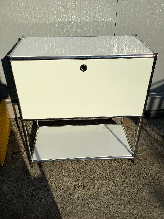 U 1 らくらく家財便発送 モジュール家具 モジュールラック スチール製 白 ホワイト サイドボードなどに