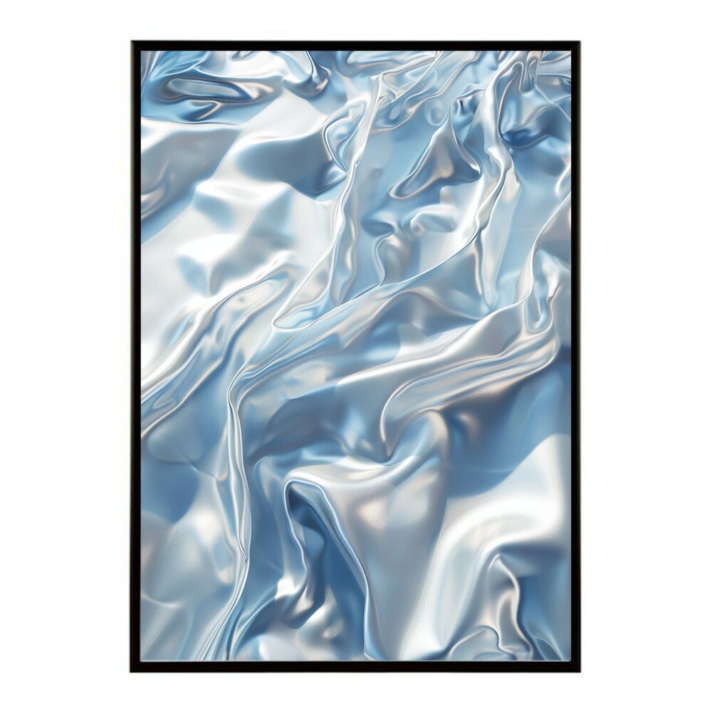【A2サイズ（約42x59cm）】【lm-poster-3836】【フレーム付き】ポスター 水色界隈 部屋飾り 深海 海 青 光 幻想的 推し活 壁掛け 神秘的