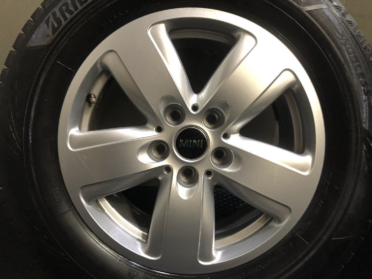 走行短め BS BLIZZAK VRX 3 225 60 R 16 スタッドレス MINI F クロスオーバー ホイール 16インチ 41 22年製 VTH 257