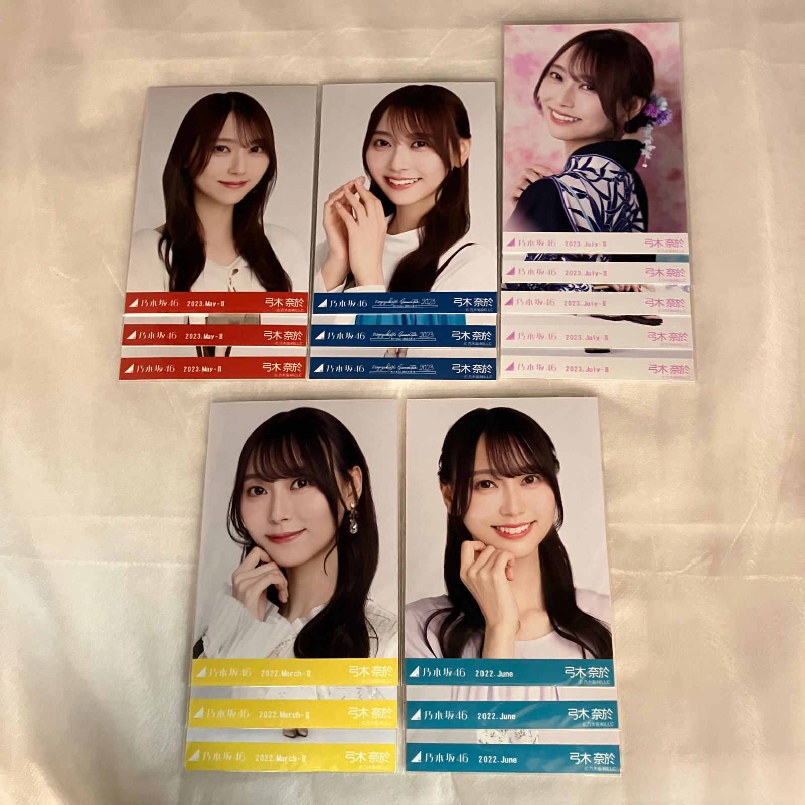 未開封 アイドル 乃木坂46 田村真佑 小川彩 弓木奈於 2024 A/W A賞