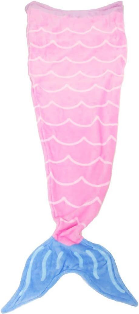 丸眞 マーメイドブランケット 人魚 ピンク 大人用 寝袋