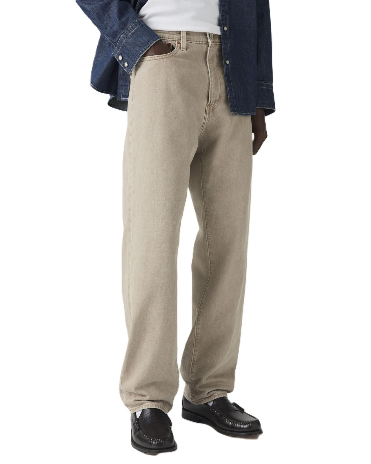 リーバイス ジーンズ 568 TM LOOSE ルーズ ストレート メンズ 29037 0084 US W 34 L 32 BEIGE