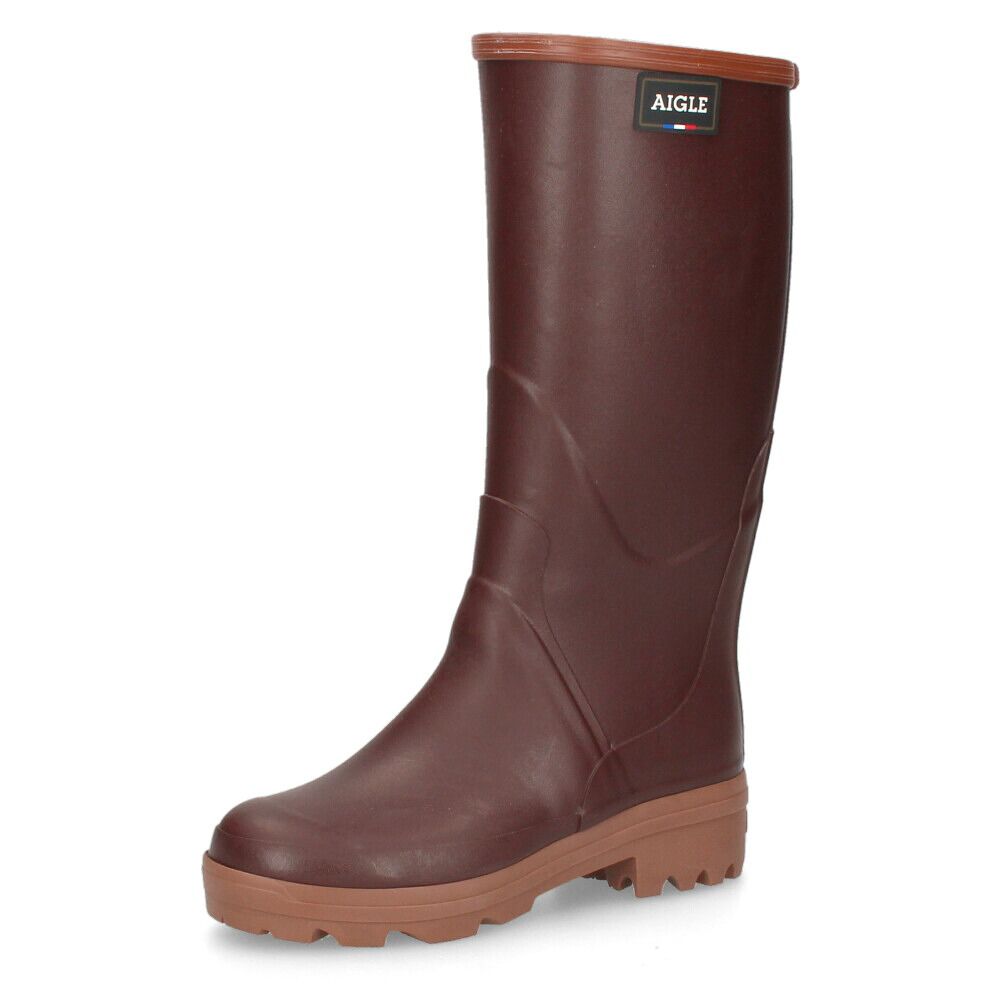 エーグル　ラバーブーツ　レインブーツ　シャンタベル　ブラウン　39 美品 AIGLE｜シャンタベルラバーブーツ“CHANTEBELLE 2” エイグル レイン