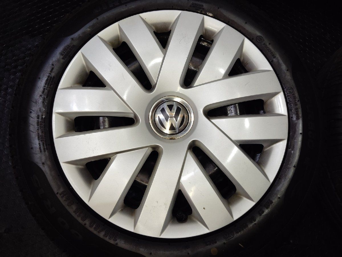 PIRELLI CintuRato P 6 185 60 R 15 夏タイヤ VW フォルクスワーゲン ポロ ホイール 15インチ 38 20年製 バリ溝 KTM 611