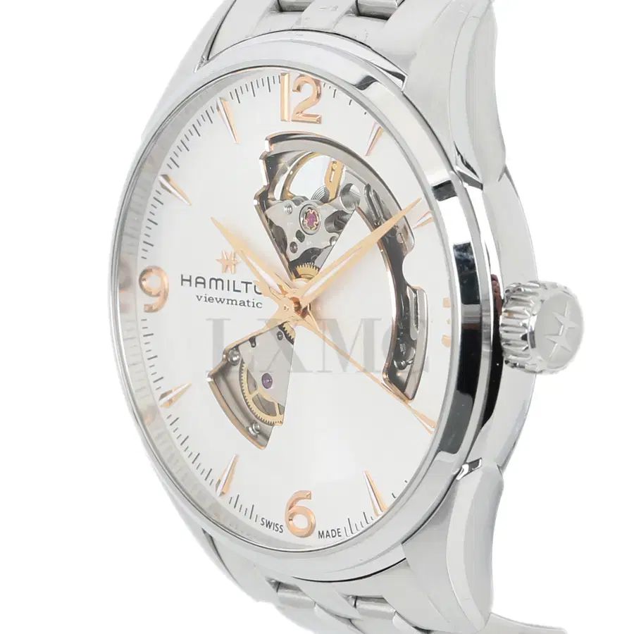  ハミルトン ジャズマスター オープンハート ビューマティック オートマティック ウォッチ スチールウォッチ 二次会向け 自動巻き時計 腕時計(アナログ)