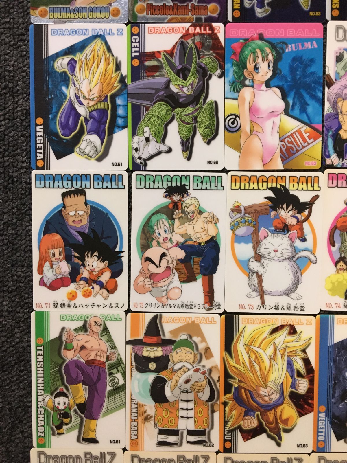 今だけ30000円→19800円ドラゴンボール　グミカード　第1段全25枚セット ドラゴンボールグミカード】初版 裏赤 第一弾～第四弾 コンプリート