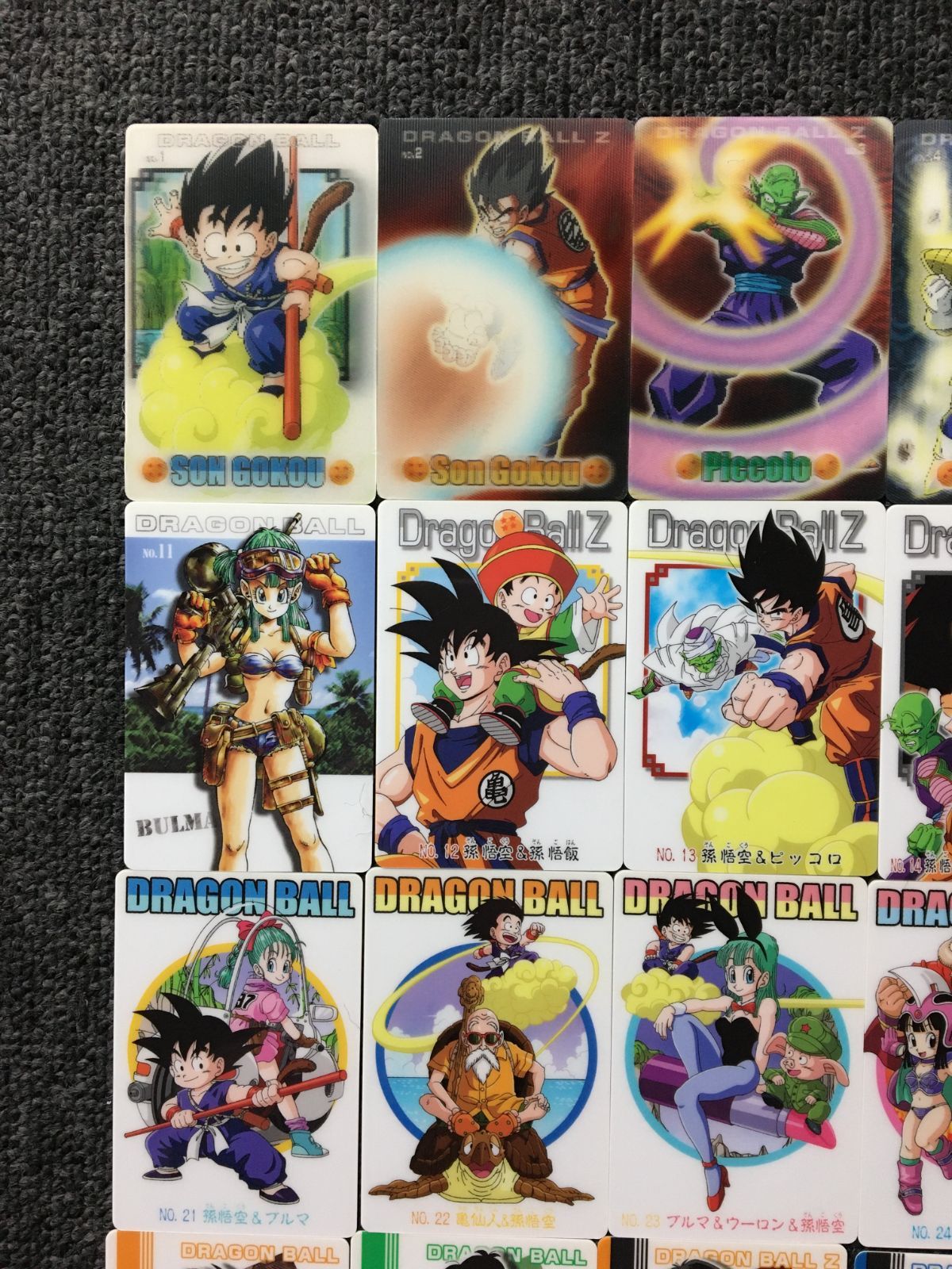 ドラゴンボールグミカード】初版 裏赤 第一弾～第四弾 コンプリート